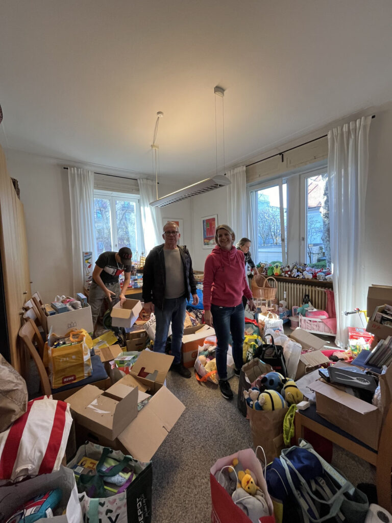 Anna Erley bei ihrer guten Tat